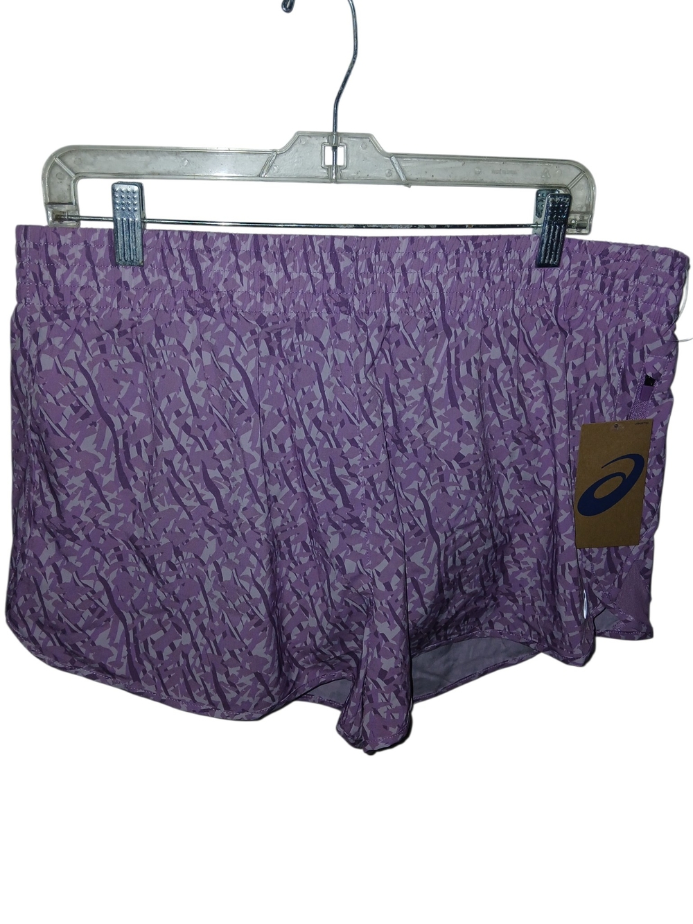 Asics Purple Patterned Women's Running Shorts
